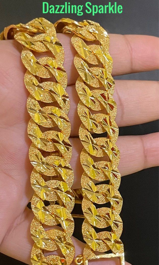 Gold chain bracelet mens new arrivals engraved