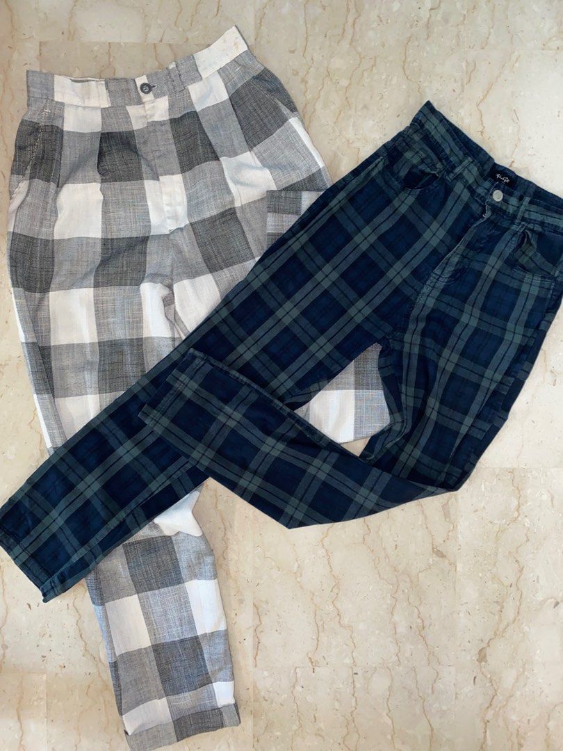 Brandy Melville checkered pants Women s Fashion Bottoms Other
