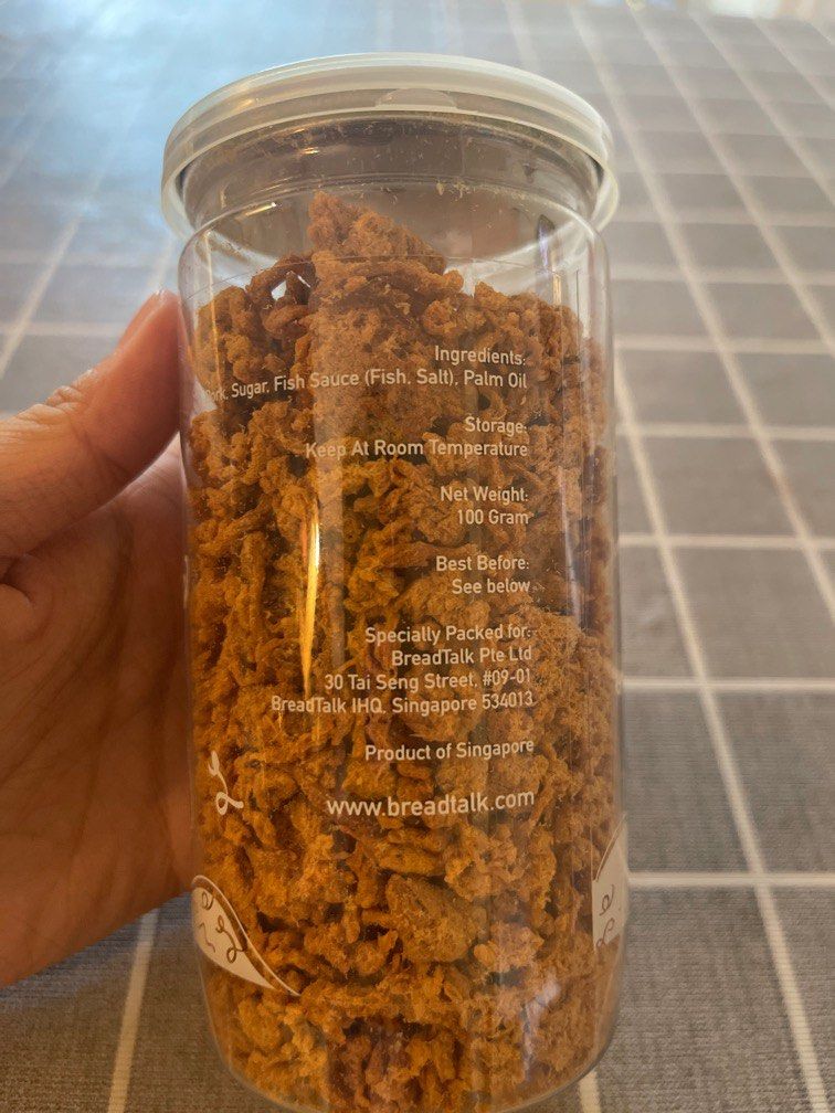 BreadTalk Crispy Pork Floss 100g, Expiry date Dec 2023, Food & Drinks