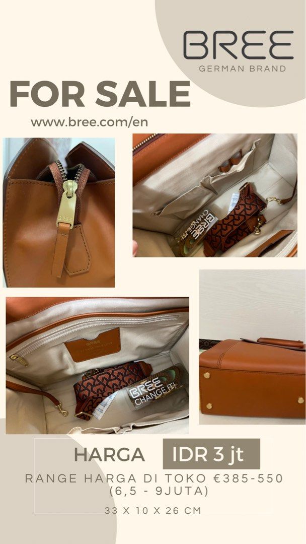 BREE GERMAN LEATHER BAG TAS KERJA KULIT