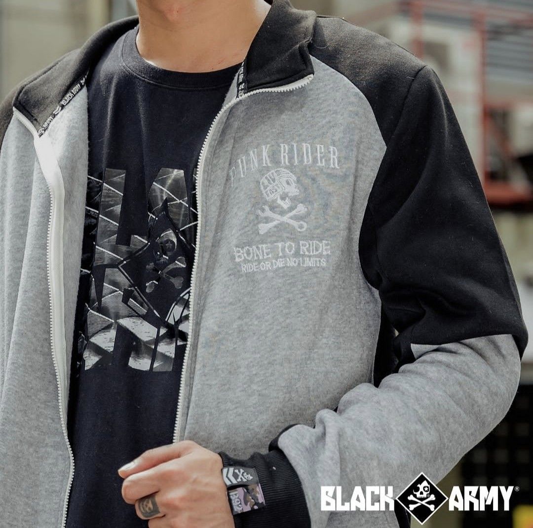 Bum black army hoodie on sale