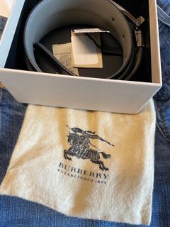 Burberry Leather Belt Reversible