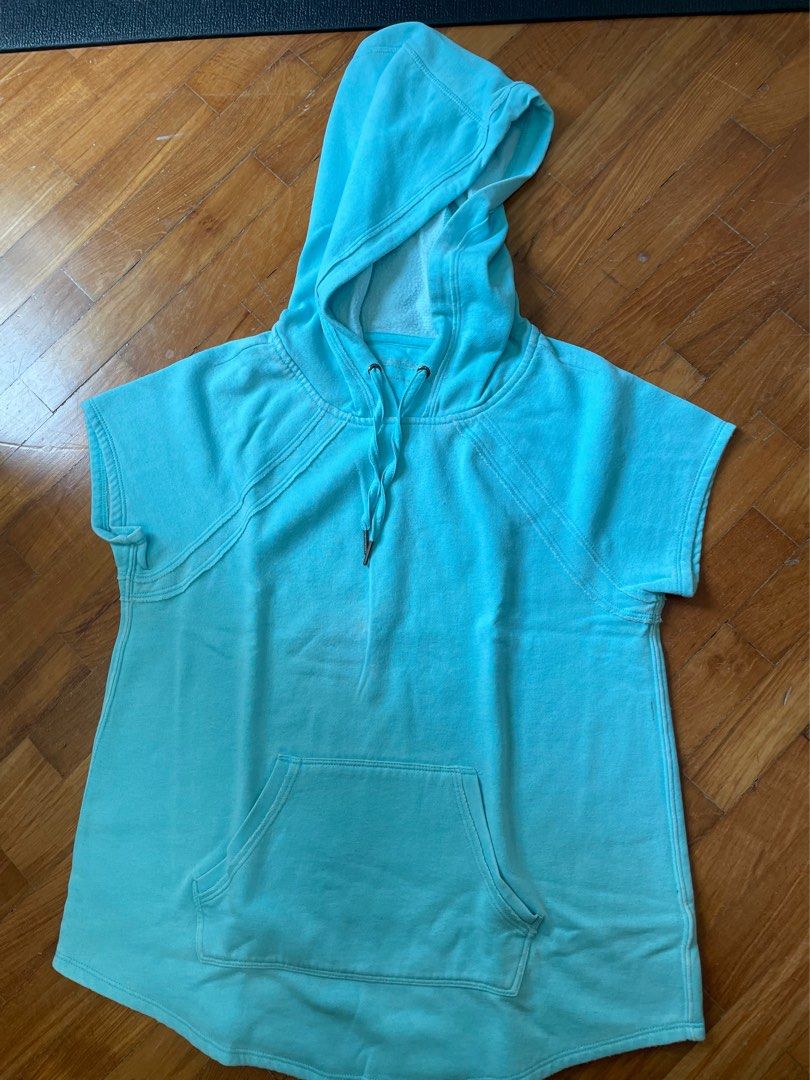 Calvin klein short sleeve hoodie Women s Fashion Activewear on