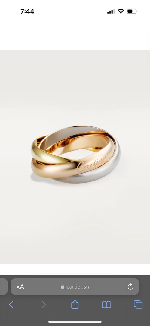Cartier trinity classic new arrivals ring