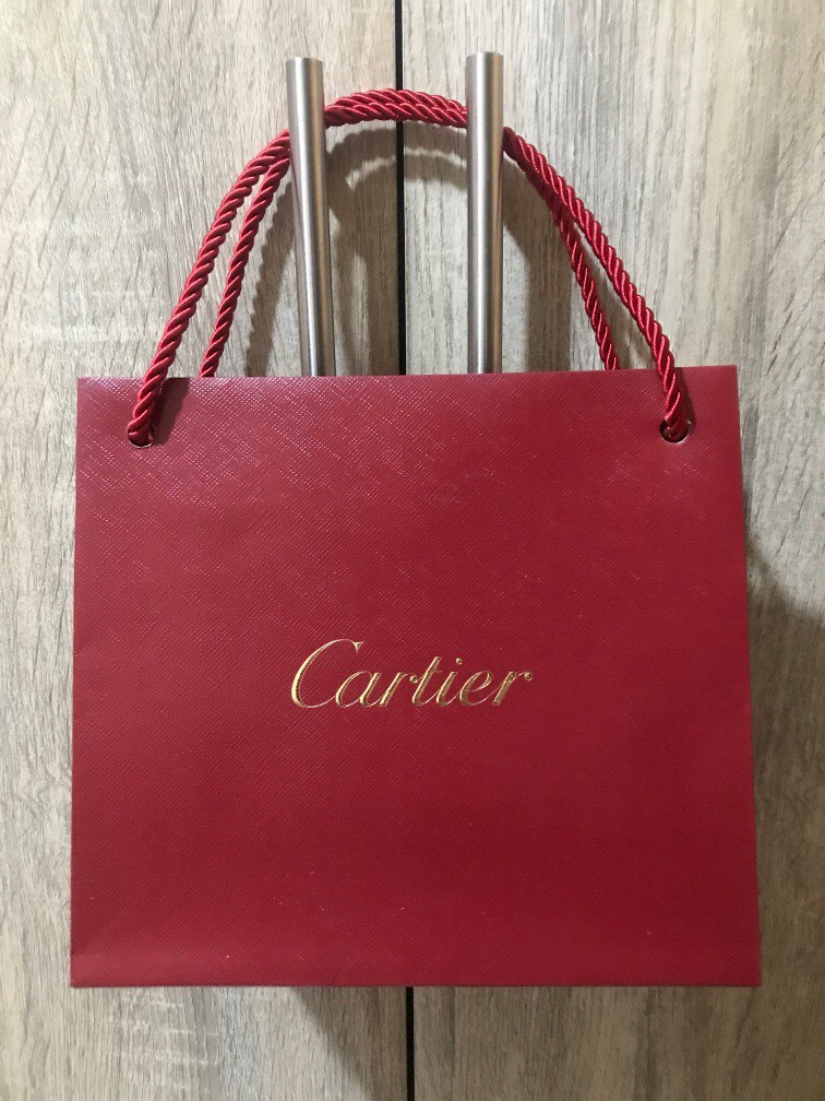 Cartier paper bag