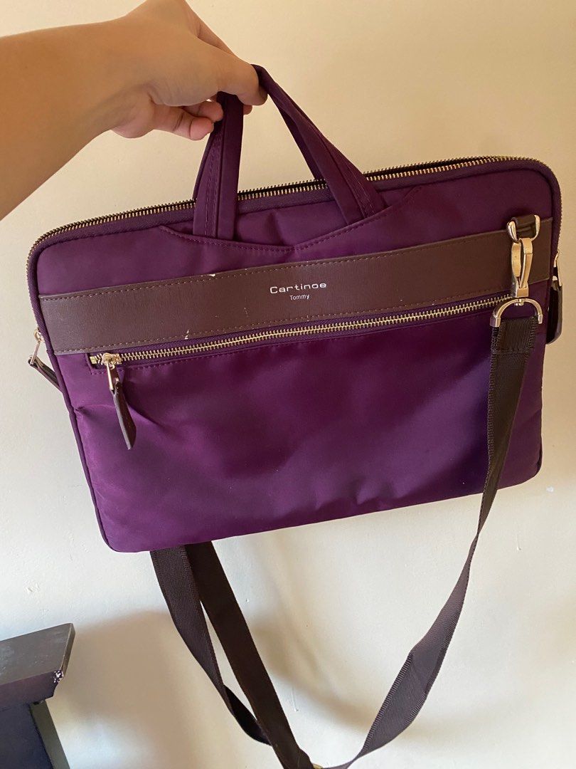 Cartinoe Laptop Bag Purple Women s Fashion Bags Wallets
