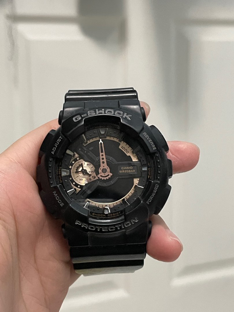 🔄二手降價❗️ CASIO 卡西歐G-SHOCK 玫瑰金GA-110RG 附盒#23旋轉生日 