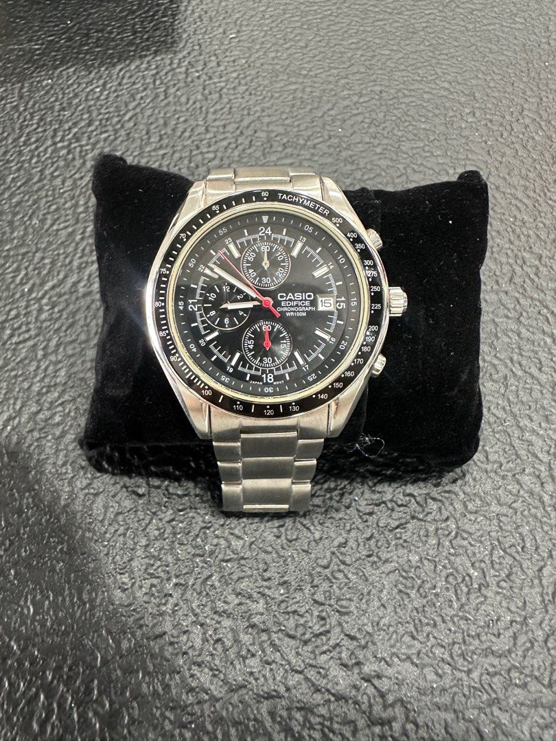 Casio best sale chronograph wr100m