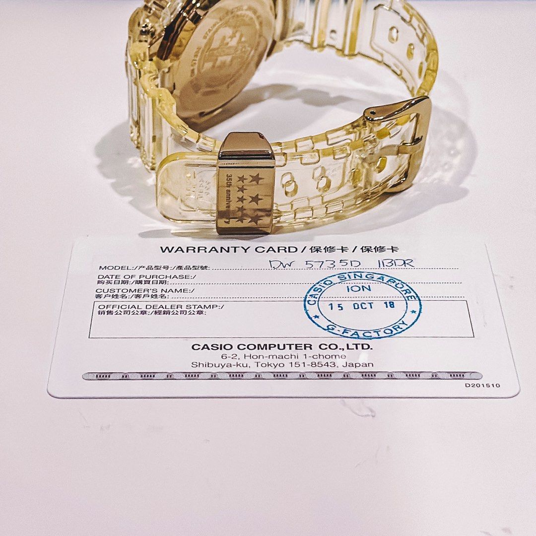 G shock 35th anniversary transparent new arrivals