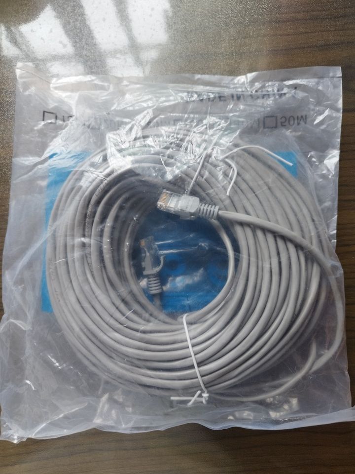 CAT5 Ethernet Internet RJ45 Cable Lan Cable (Category: Cables & Adaptors) located in Cavite. Submitted by re.shoppe (Listing ID 1243452521, Image 3). Description: 𝗕𝗥𝗔𝗡𝗗𝗡𝗘𝗪❗❗❗ Length: 30 meters Patch Cable in AWG 24, 100% tested durable for residential or engineering use 💸MoP: Gcash or COD 📌for pick-up or delivery only 🏍️ same day delivery via lalamove or toktok 📍 Location: Imus Cavite.