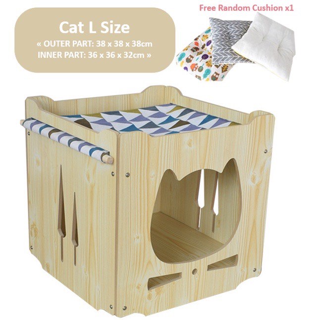 Cat House Box (2 kotak), Furniture & Home Living, Home Decor, Other