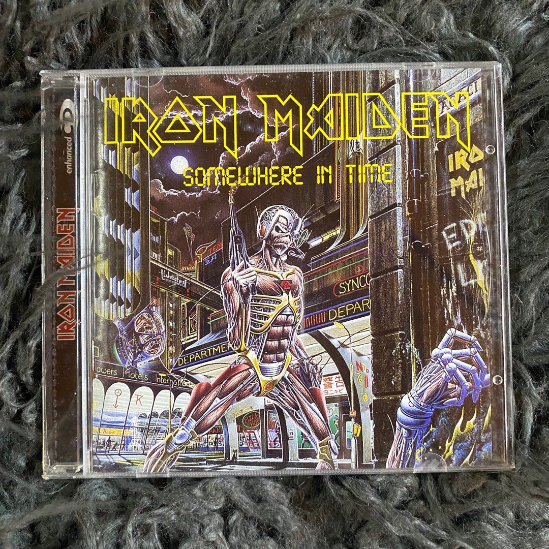 IRON MAIDEN サムホエア・イン・タイム LP Somewhere In Time (import) - Iron Maiden
