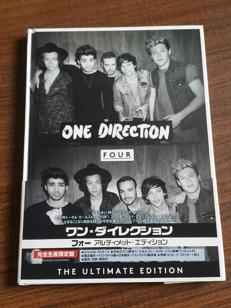 CD One Direction four 日版, 興趣及遊戲, 音樂、樂器& 配件, 音樂與