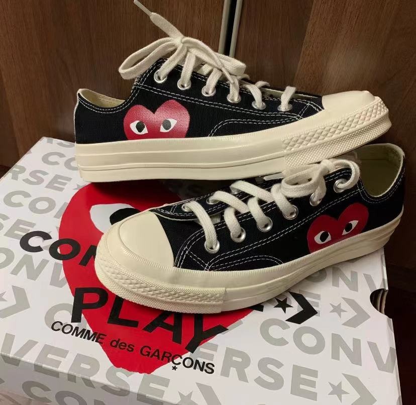 Cdg black shop converse low