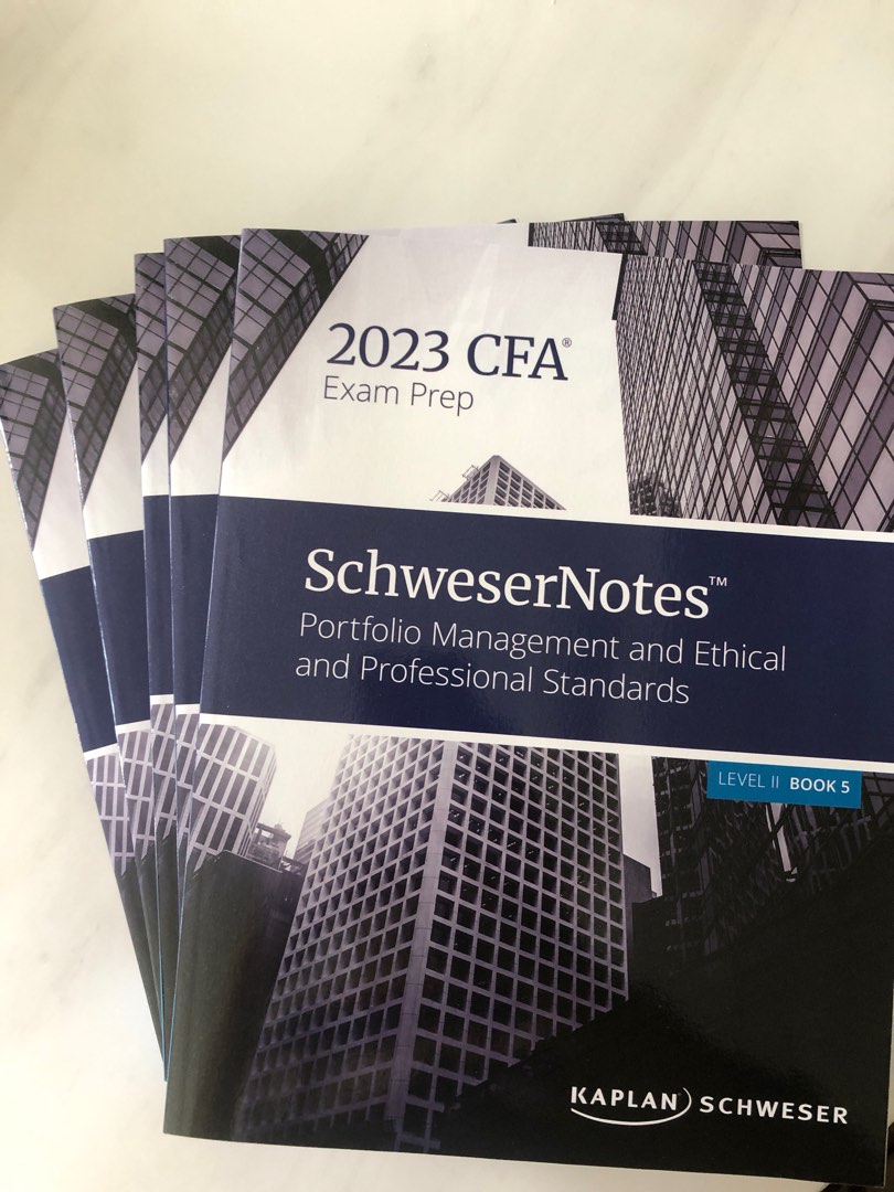 2023年最新版】 CFA level3 Schweser Notes-