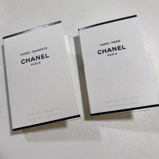 Les Eaux de Chanel Paris-Paris and Paris-Biarritz