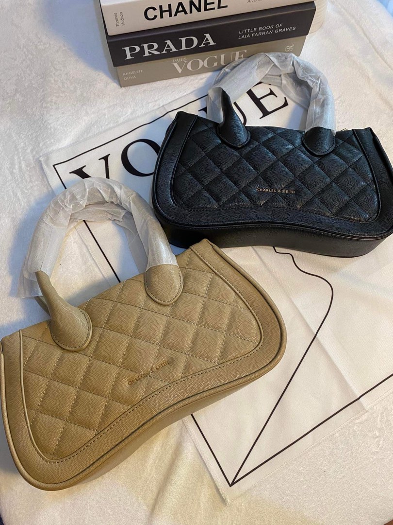 Charles and keith baguette bag on Carousell