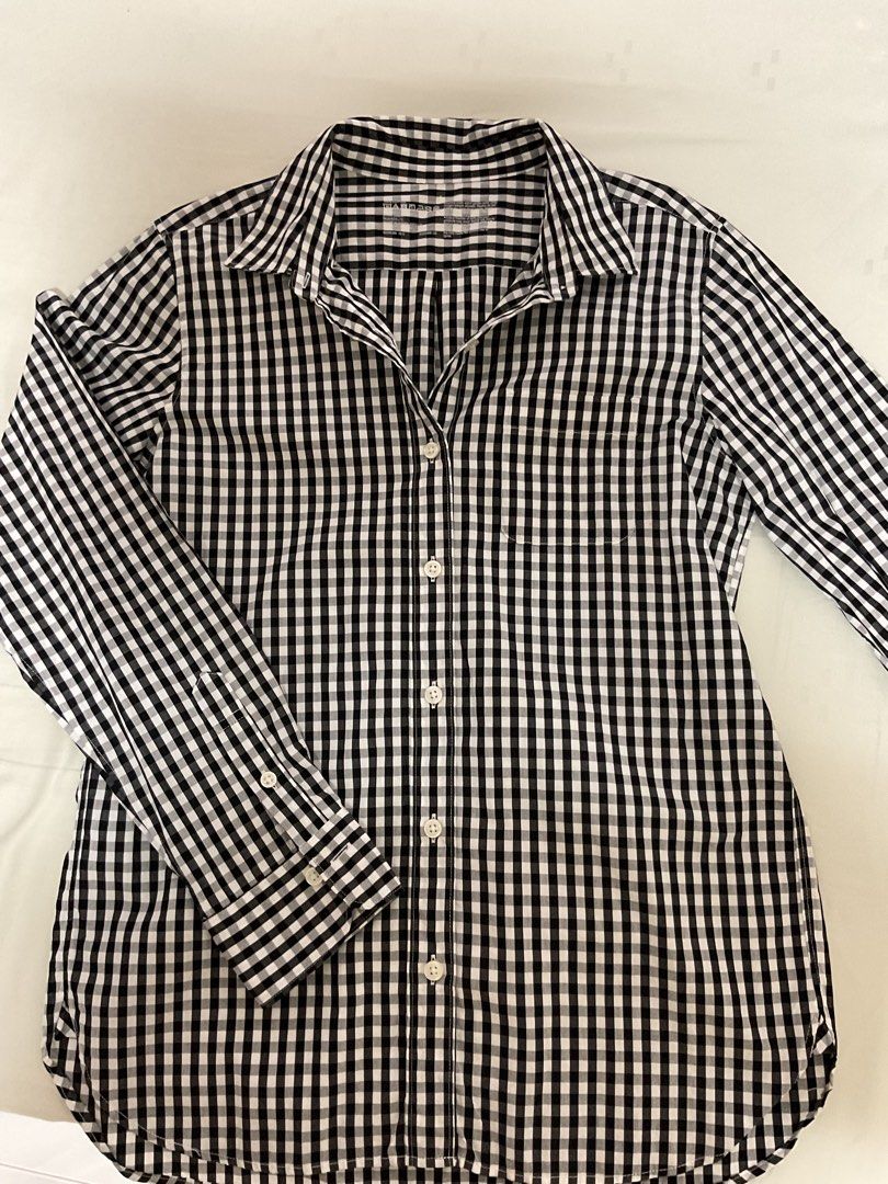 Muji Checkered shirt, Women's Fashion, Tops, Shirts on Carousell