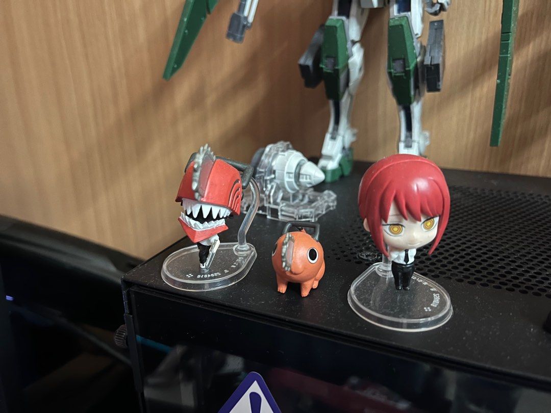 Chibi chainsaw man makima and pochita, Hobbies & Toys, Toys & Games on