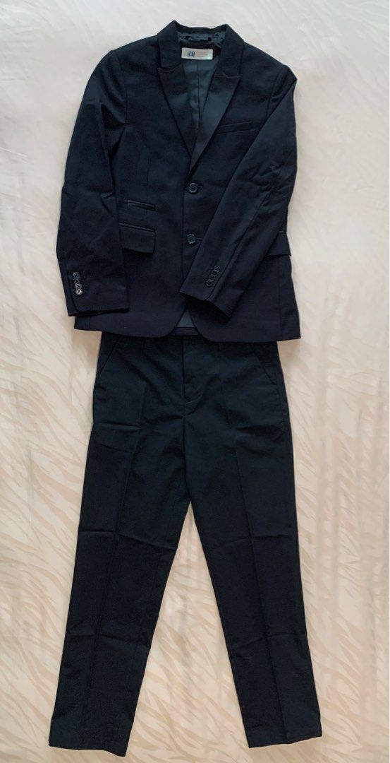 Children s H M black suit and M S black pants Babies Kids