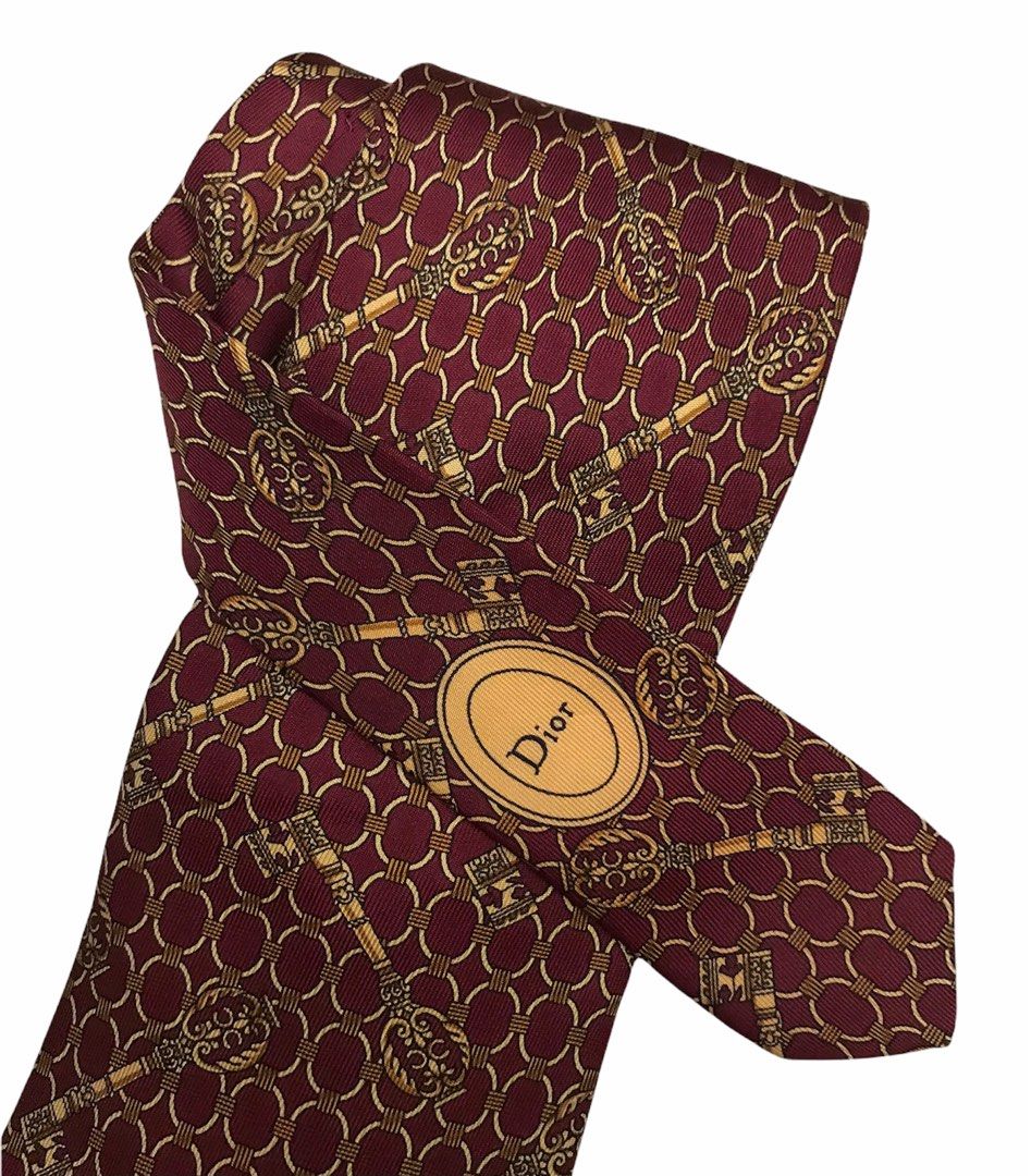 Christian Dior Necktie, Men's Fashion, Watches & Accessories, Ties on