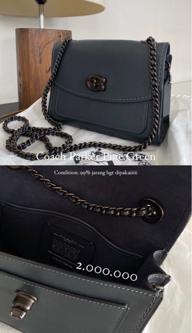 Coach parker green shop