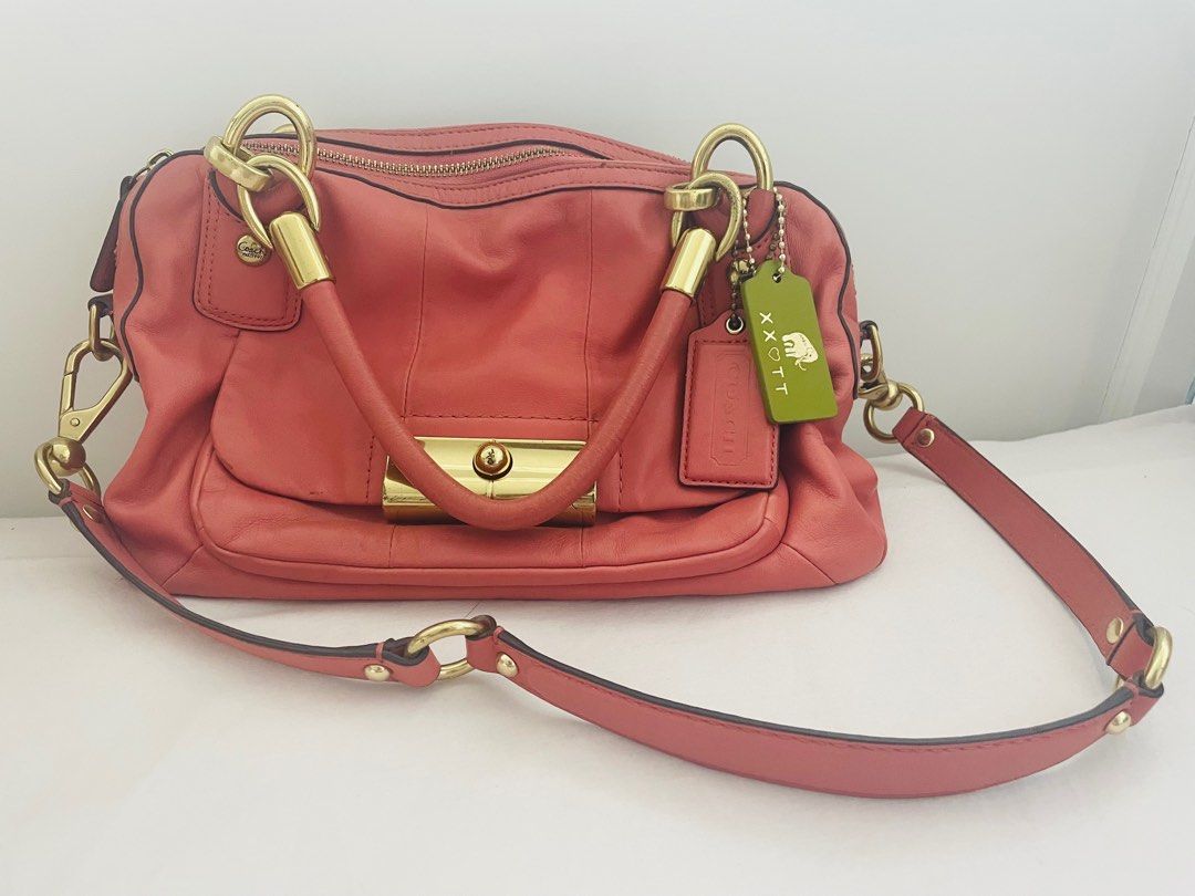 Coach genuine leather outlet handbags