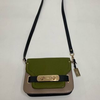 COACH Swagger Small Shoulder Bag in Colorblock Pebble Leather