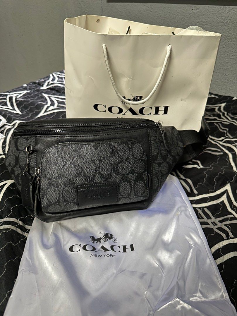 Coach waist bag, Men's Fashion, Bags, Sling Bags on Carousell