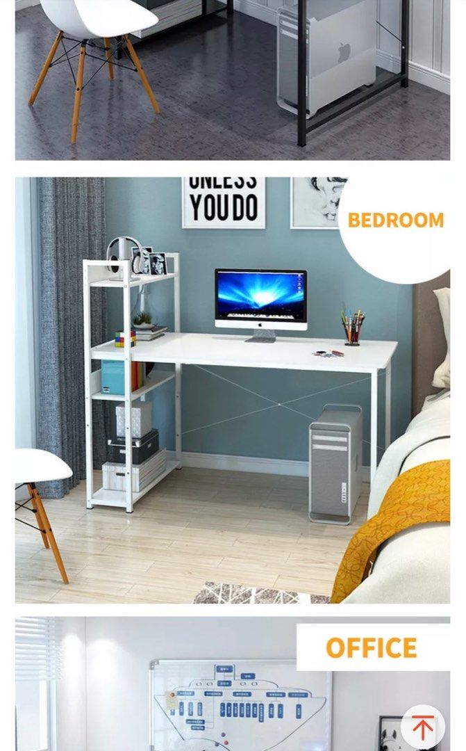 Computer Study Table With Bookshelves for $35 one month used, Furniture ...