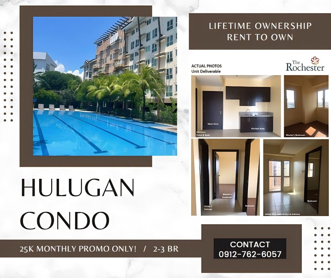 Condo RFO RENT TO OWN Pasig San Joaquin BGC MAKATI KALAYAAN MANDALUYONG