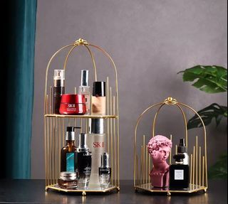 Countertop organizer make-up and accessories shelf home decoration Modern Aesthetic desk table organizer Small