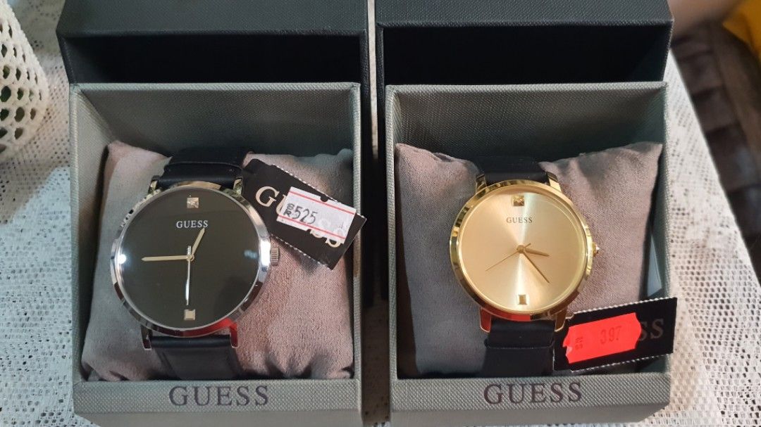 Couple Guess Supernova Watch (Category: Luxury Watches) located in Balanga. Submitted by kaecee. (Listing ID 1243487938, Image 1). Description: Couple watch - Bought from Guess Outlet -KSA - complete with box *Can be sold as individual for women's watch - 4500 for men's watch- 5500 *SELLING FOR 9300 AS SET. 8000 lp basta kukunin agad..