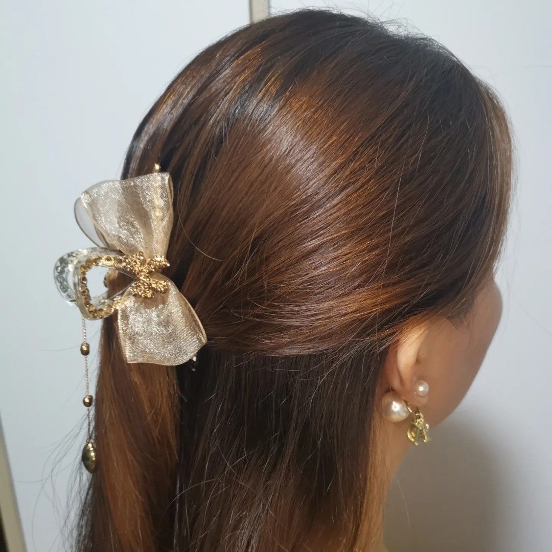 Buy NAVMAV Fashion Rhinestone Rose Flower Hair Clip For Women Hairstyle  Metal Clutches Hairpin Vintage Claw Clip Hair Catch Stylish Juda Pin for  Women Girls (Golden Hair Pin 12Pcs) Online In India