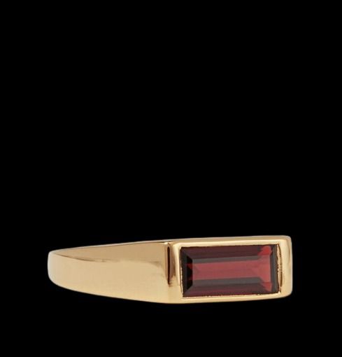 Men's garnet clearance rings sale