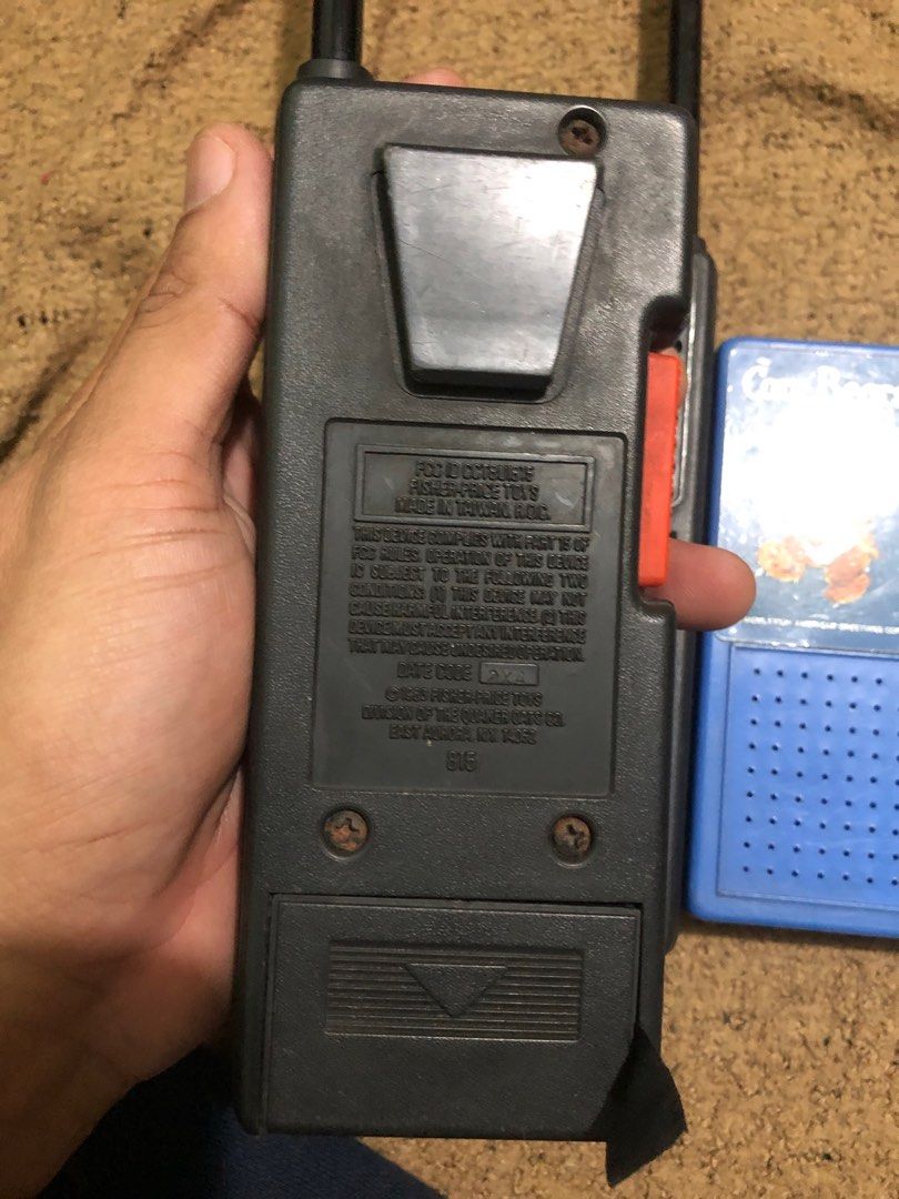Defective Vintage 1983 fisher price morse code radio and care bears
