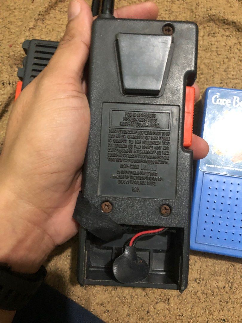 Defective Vintage 1983 fisher price morse code radio and care bears