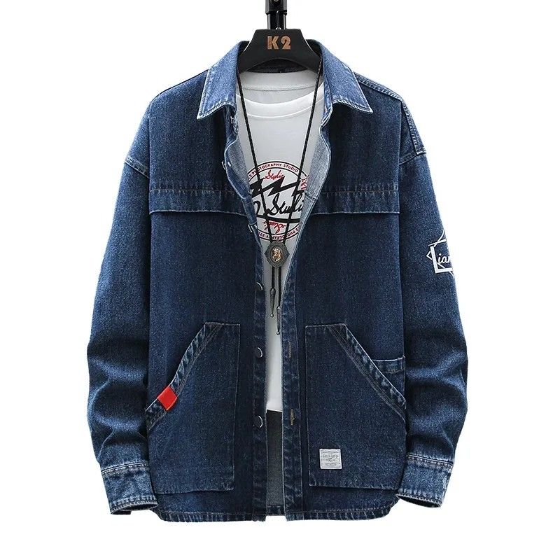 Mens denim sale jacket sale