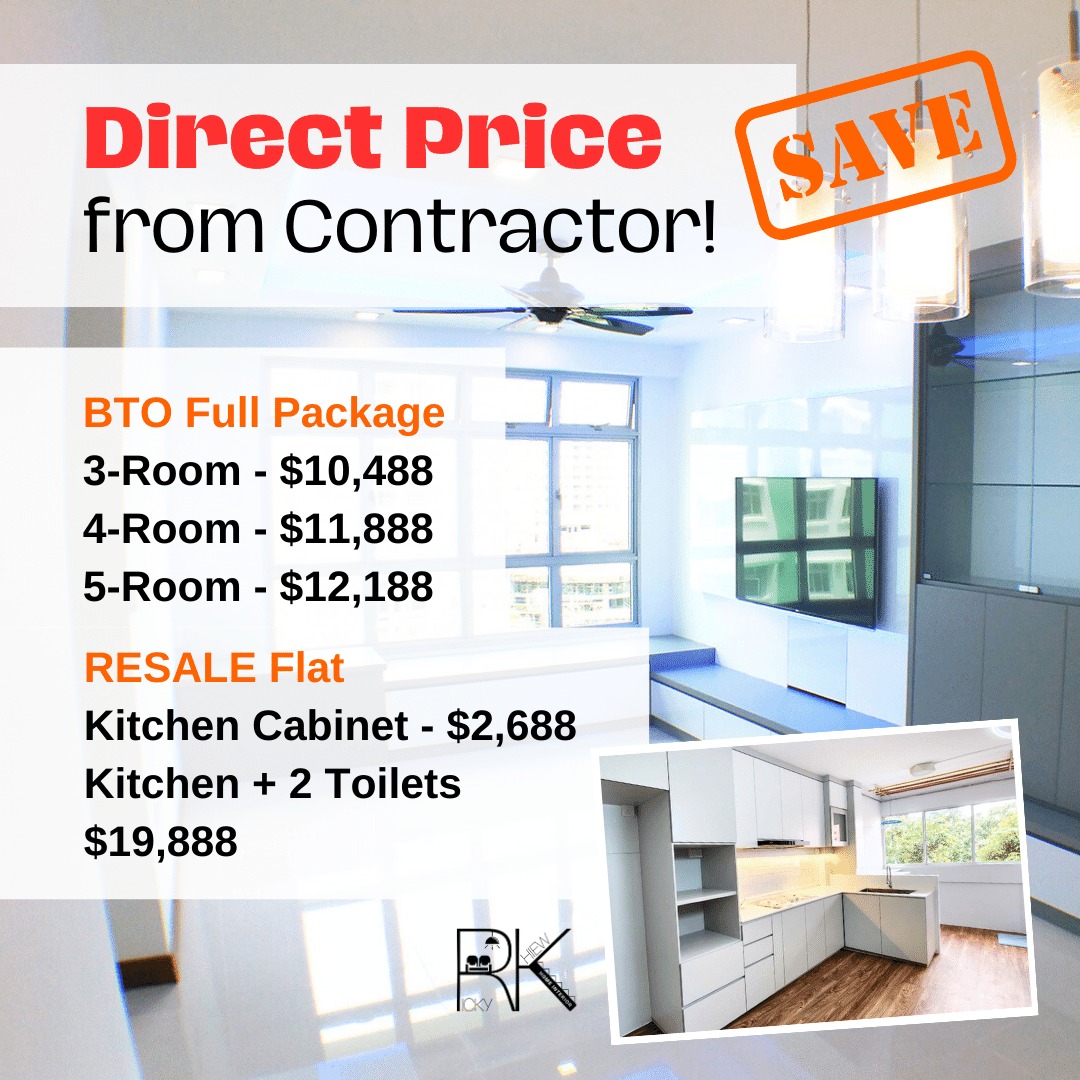 Direct Price from Contractor for House Renovation & Interior Design