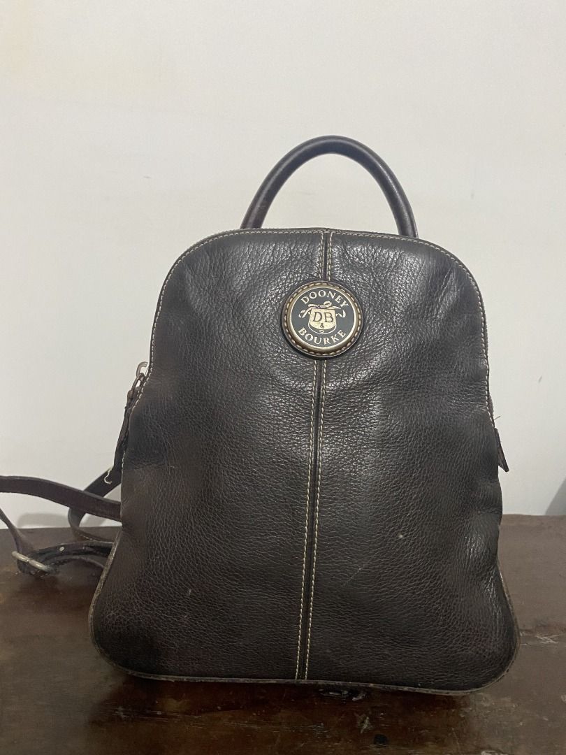 Dooney & bourke discount leather backpack purse