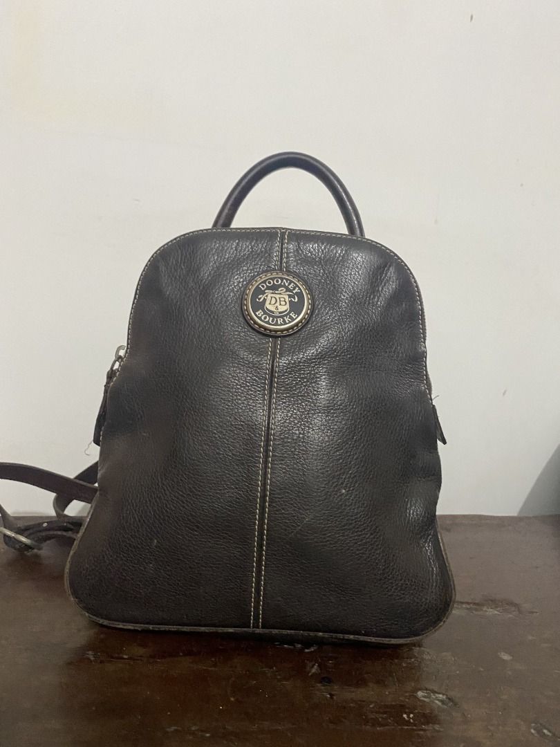 Dooney Bourke Leather Backpack Women s Fashion Bags Wallets