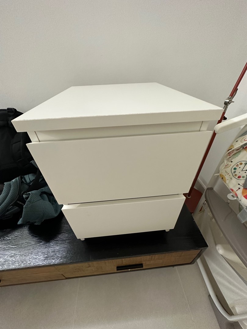 Drawers IKEA Malm White , Furniture & Home Living, Furniture, Other