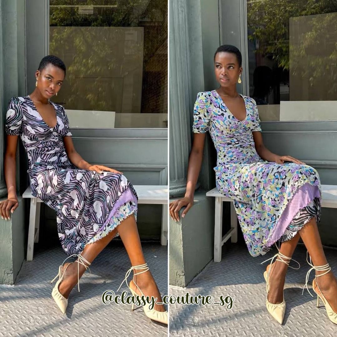 Dvf outlet mesh dress