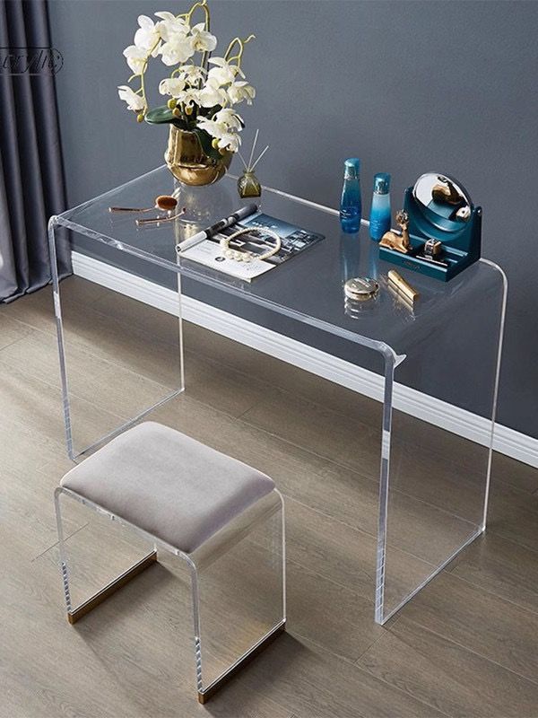 Clear acrylic deals dressing table