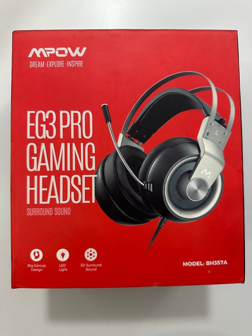 EG3 Pro Gaming Headphone, Audio, Headphones & Headsets on Carousell