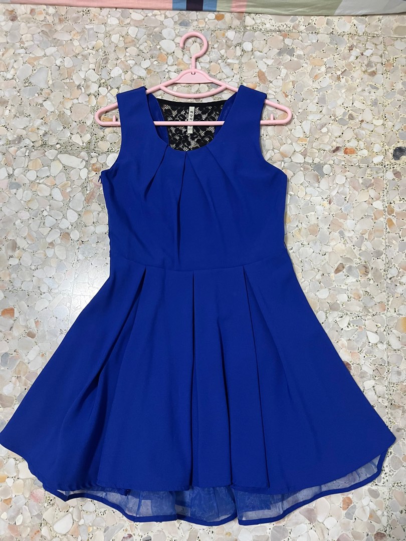 Electric blue 2025 party dress