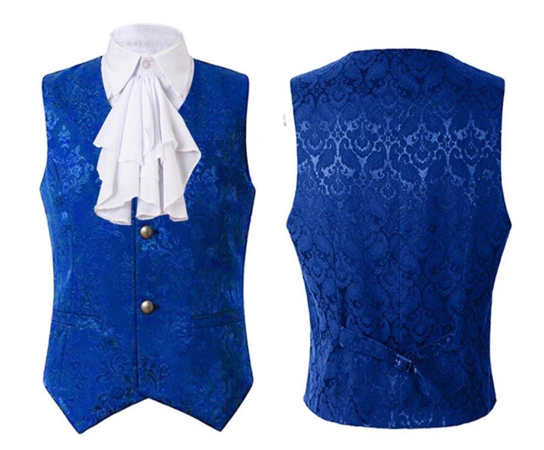Electric shop blue waistcoat