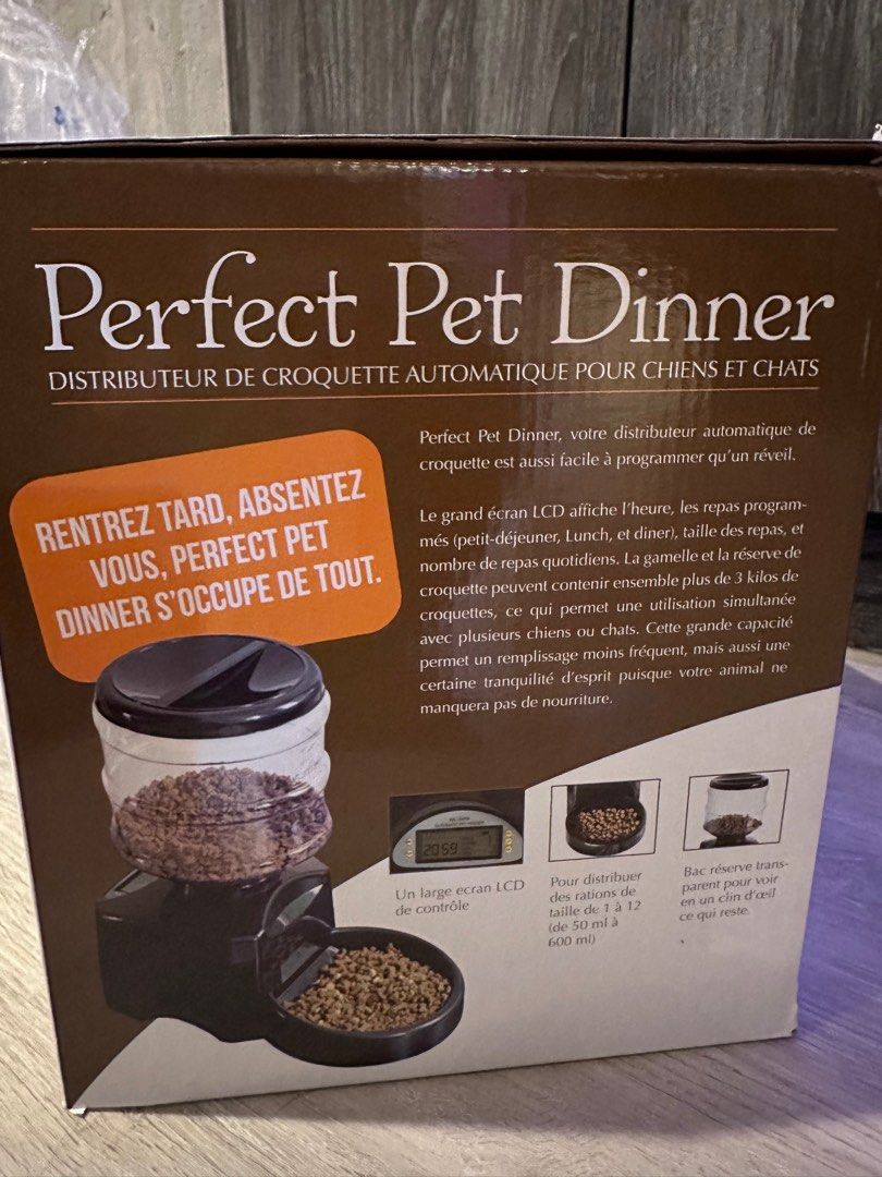 Electronic Portion Control Automatic Pet food feeder dispenser Perfect Pet Dinner