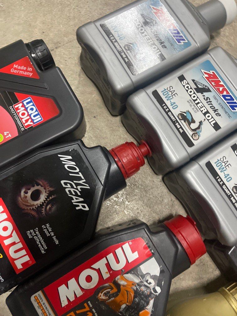 Engine & Gear Oil, Motorcycles, Motorcycle Accessories on Carousell