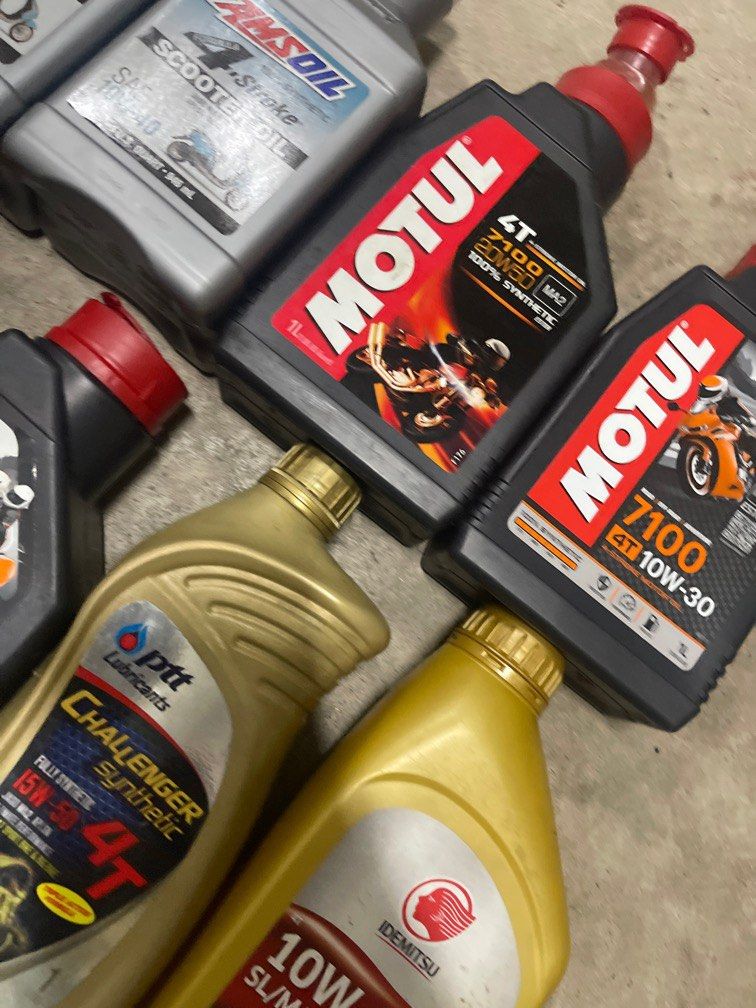 Engine & Gear Oil, Motorcycles, Motorcycle Accessories on Carousell